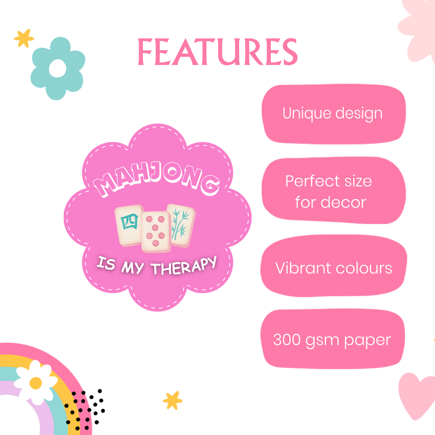Mahjong Photobooth Props