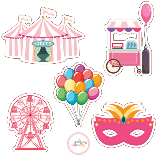 Carnival Pink Cutouts