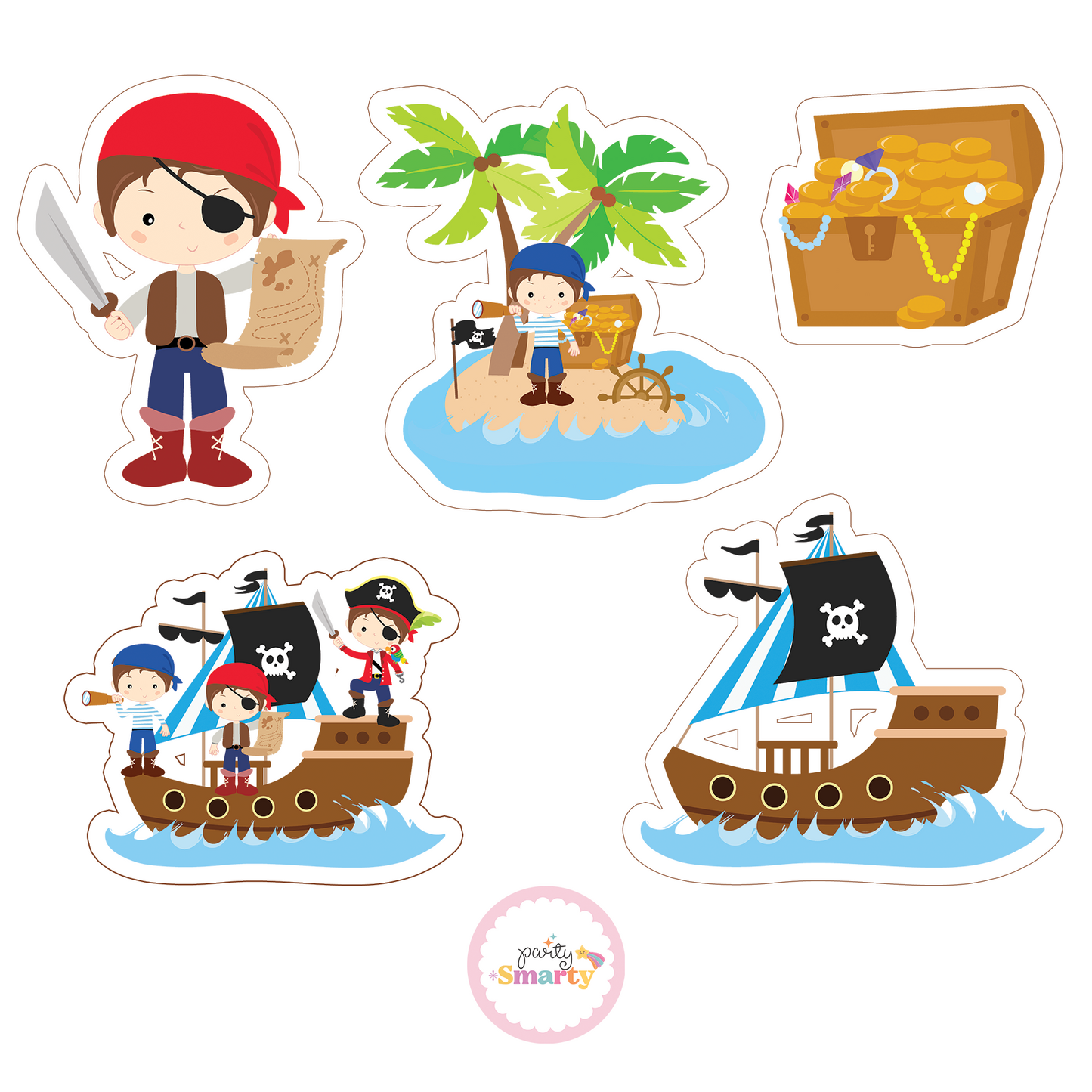 Pirate Boy Cutouts
