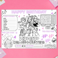 K-Pop Demon Hunters Activity Sheets (Set of 10)